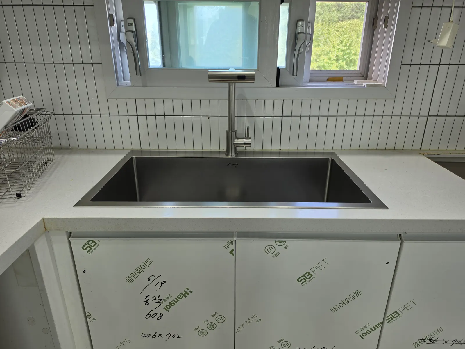 주방 개수대 교체 시공 사진 2